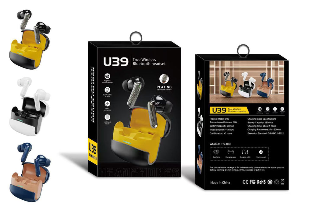 U39 TWS Wirless Earbuds-ZA MART